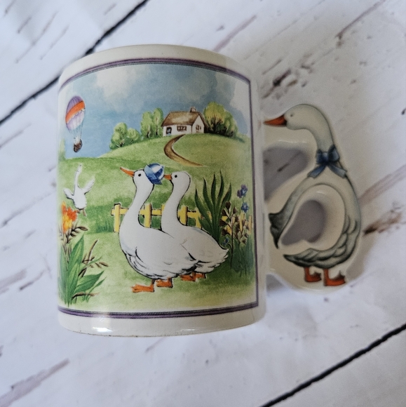 Vintage Farm Ducks Made in Japan Coffee Tea Mug - Picture 1 of 8